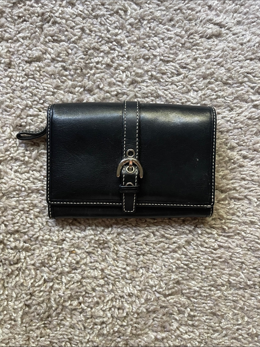 Coach Classic Black Leather Women's Wallet